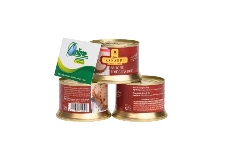 Pate Gan Ngỗng Pháp Bloc FG Goose 130gr- French Goose Bloc Foiegras 130gr